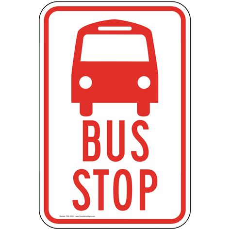 Printable Bus Stop Sign